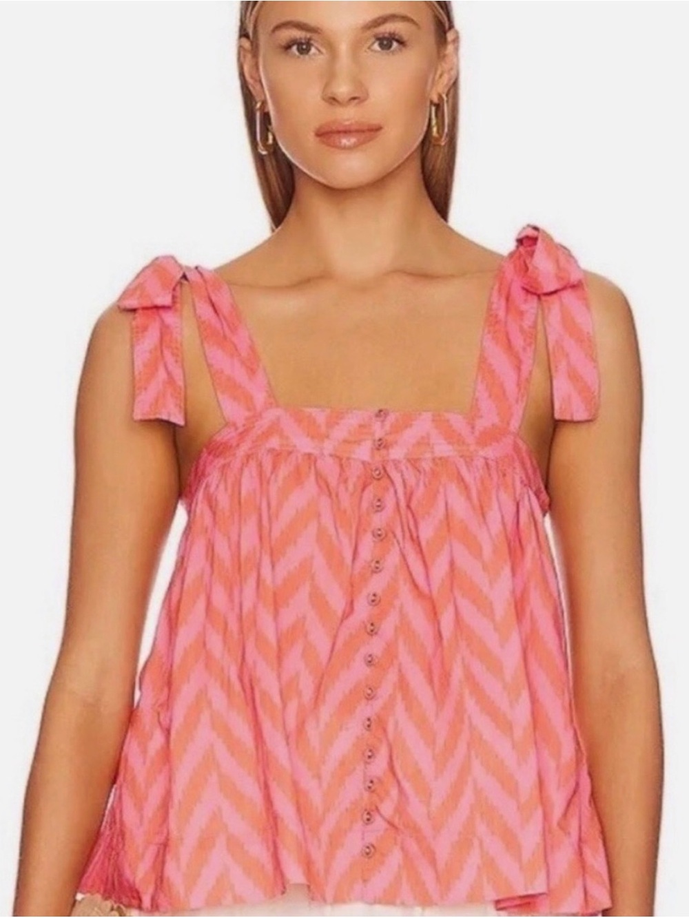 ULLA JOHNSON Iris Tank in Bougainvillea